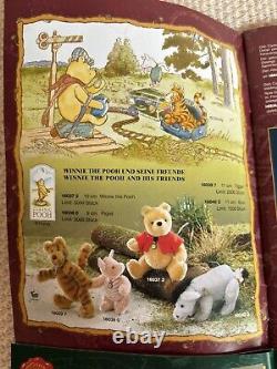 Complete Hermann Winnie the Pooh Rare Limited Edition Set Of 4 Bears In Boxes