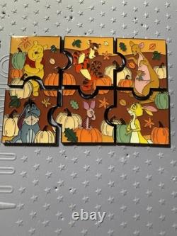 Complete Six Piece Lounge-Fly Pooh And Friends Fall Puzzle Of Pins