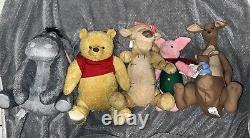 Complete Winnie the Pooh Plush set from Christopher Robin movie. New Withtags