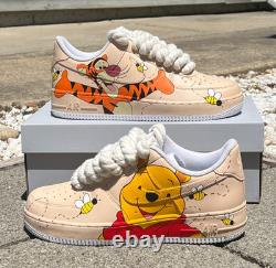 CustomWinnie The PoohNike Air Force 1 Unisex Rope Laces See Desc Below