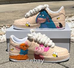 CustomWinnie The PoohNike Air Force 1 Unisex Rope Laces See Desc Below