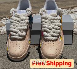 CustomWinnie The PoohNike Air Force 1 Unisex Rope Laces See Desc Below