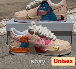 CustomWinnie The PoohNike Air Force 1 Unisex Rope Laces See Desc Below