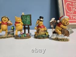 DANBURY MINT Winnie the Pooh Perpetual Calendar with Figurine & Date Tiles