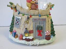 DISNEY Holiday Winnie the Pooh Snow Globe 1963 Wonderland Music Co Mr. Sander #02