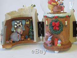 DISNEY Holiday Winnie the Pooh Snow Globe 1963 Wonderland Music Co Mr. Sander #02