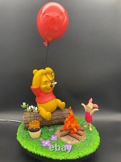 DISNEY LE of only 500 RARE HTF POOH & PIGLET BALLOON SCENE BIG FIG FIGURE