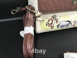 DISNEY Loungefly Classic Winnie The Pooh Crossbody Purse Bag & Cardholder
