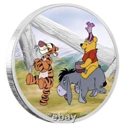 DISNEY POOH AND FRIENDS WINNIE THE POOH 2021 NUIE 1oz SILVER COIN NGC PF70