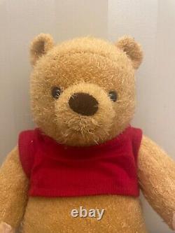 DISNEY STORE WINNIE THE POOH CHRISTOPHER ROBIN Live Action MOVIE PLUSH-JOINTED