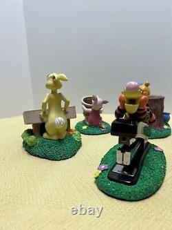DISNEY Winnie The Pooh & Friends Desk Set 1PC BROKEN TIGGER! Set of 5 pieces