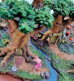 Danbury Mint Disney 100 Acre Wood Scene Winnie the Pooh 14 Eeyore Tigger Damage