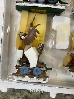 Danbury Mint Disney Eeyore Express Christmas Holiday Train Rabbit Owl Tigger Roo