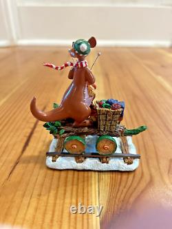 Danbury Mint Disney Tigger Holiday Train Winnie The Pooh