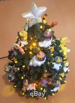 Danbury Mint Disney Winnie The Pooh Lighted Christmas Tree (See Description)