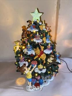 Danbury Mint The Winnie the Pooh Christmas Tree, Lighted, Disney, Tigger, Eeyore