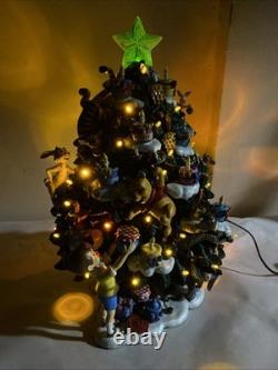 Danbury Mint The Winnie the Pooh Christmas Tree, Lighted, Disney, Tigger, Eeyore