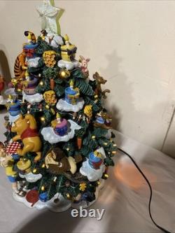 Danbury Mint The Winnie the Pooh Christmas Tree, Lighted, Disney, Tigger, Eeyore