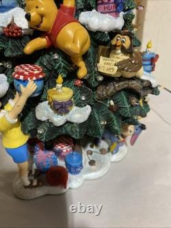 Danbury Mint The Winnie the Pooh Christmas Tree, Lighted, Disney, Tigger, Eeyore