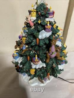 Danbury Mint The Winnie the Pooh Christmas Tree, Lighted, Disney, Tigger, Eeyore