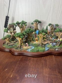 Danbury Mint, Winnie The Pooh, One Hundred Acre Wood Resin Model Damaged