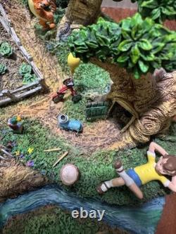 Danbury Mint, Winnie The Pooh, One Hundred Acre Wood Resin Model Damaged