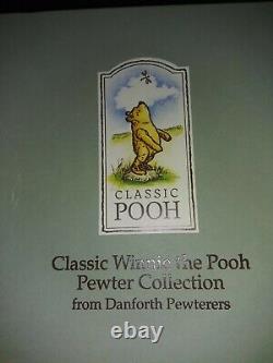 Danforth Pewterers Classic Pooh Cup Original Box & Paperwork