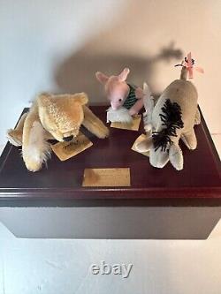 Dean's Rag Book Winnie The Pooh Eeyore Piglet Collection Lim. Ed 68/1000