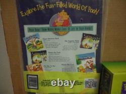 Diamond Winnie The Pooh Factory Sealed Box + Sealed Sticker Book 110 Packs Total