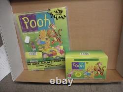 Diamond Winnie The Pooh Factory Sealed Box + Sealed Sticker Book 110 Packs Total