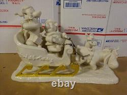 Disney A Sleigh Ride Together With Winnie The Pooh Lenox Figure Unpainted