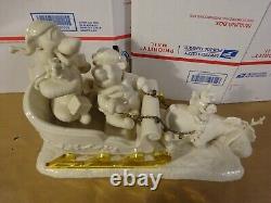 Disney A Sleigh Ride Together With Winnie The Pooh Lenox Figure Unpainted