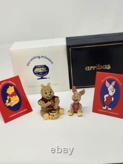Disney Arribas Brothers Winnie The Pooh Honeypot & Piglett Limited Edition COA