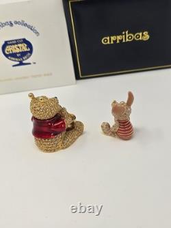 Disney Arribas Brothers Winnie The Pooh Honeypot & Piglett Limited Edition COA