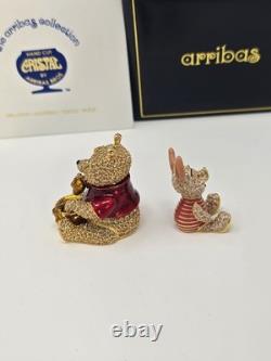 Disney Arribas Brothers Winnie The Pooh Honeypot & Piglett Limited Edition COA