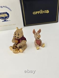 Disney Arribas Brothers Winnie The Pooh Honeypot & Piglett Limited Edition COA