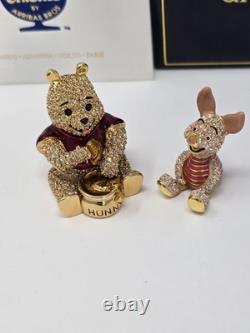 Disney Arribas Brothers Winnie The Pooh Honeypot & Piglett Limited Edition COA