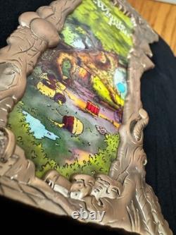 Disney Artland Winnie the Pooh Pin LE 125 Ben Harman BNIB Gold Frame