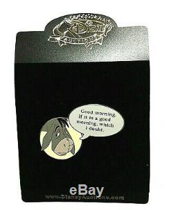 Disney Auctions Eeyore Film Quote Pin from Winnie the Pooh LE 100