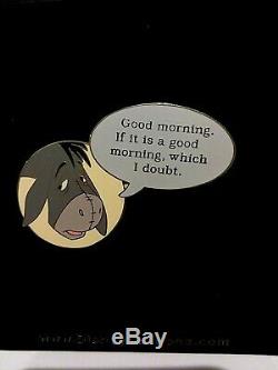 Disney Auctions Eeyore Film Quote Pin from Winnie the Pooh LE 100