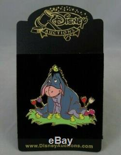 Disney Auctions Pin Easter Eeyore with Baby Chicks / Tulips Winnie the Pooh