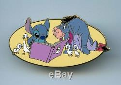Disney Auctions Winnie the Pooh Eeyore & Stitch Baby Ducks Invasion LE Pin & Car