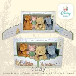 Disney Baby Classic Winnie the Pooh and Friends 4 Piece Plush