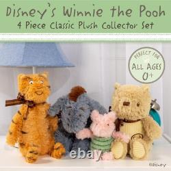 Disney Baby Classic Winnie the Pooh and Friends 4 Piece Plush Collector Set Stuf