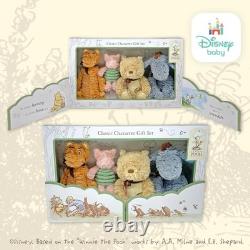 Disney Baby Classic Winnie the Pooh and Friends 4 Piece Plush Collector Set Stuf