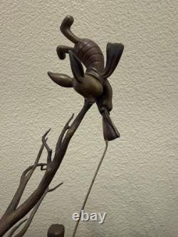 Disney Bill Toma Winnie The Pooh Blustery Day Bronze Sculpture Le #9/250 Rare