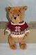 Disney Boyds Collection Winnie The Pooh Mohair Plush Winter Holiday Ltd Ed Nib