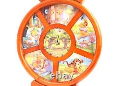 Disney CLOCK Winnie The Pooh LIMTED Retired Number Plate Children Nursery