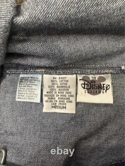 Disney Catalog Denim Overall Dress Winnie the Pooh Eeyore Tigger Medium