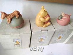 Disney Charpente Paperweight Classic Pooh Piglet Tigger Christopher Robin Set